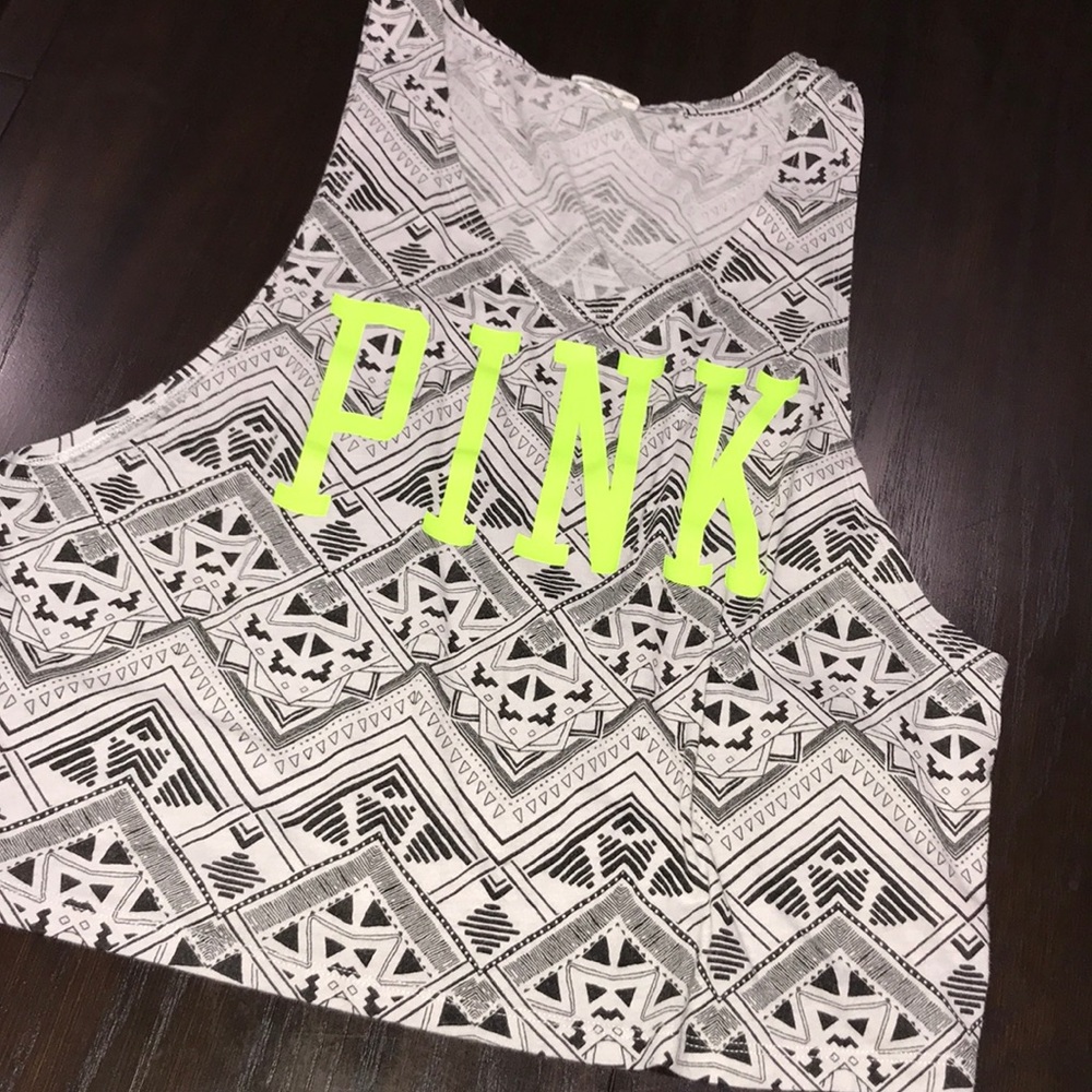 PINK cropped tank top